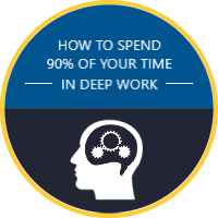 How To Spend 90% Of Your Time In Deep Work (Ninja Hack)